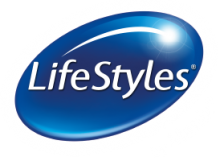 Prezervatyvų „LifeStyles“ logotipas